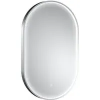 Framed LED Touch Sensor Mirror - Chrome