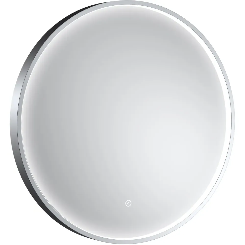 Framed LED Touch Sensor Mirror - Chrome