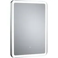 Framed LED Touch Sensor Mirror - Silver