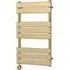 Hudson Reed Electric Square Flat Towel Rail - Brushed Brass