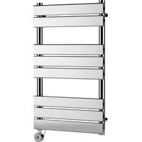 Hudson Reed Electric Square Flat Towel Rail - Chrome