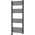 Hudson Reed Round Electric Towel Rail - Anthracite