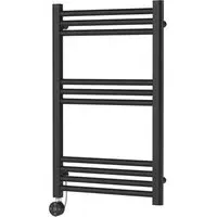 Hudson Reed Round Electric Towel Rail - Anthracite