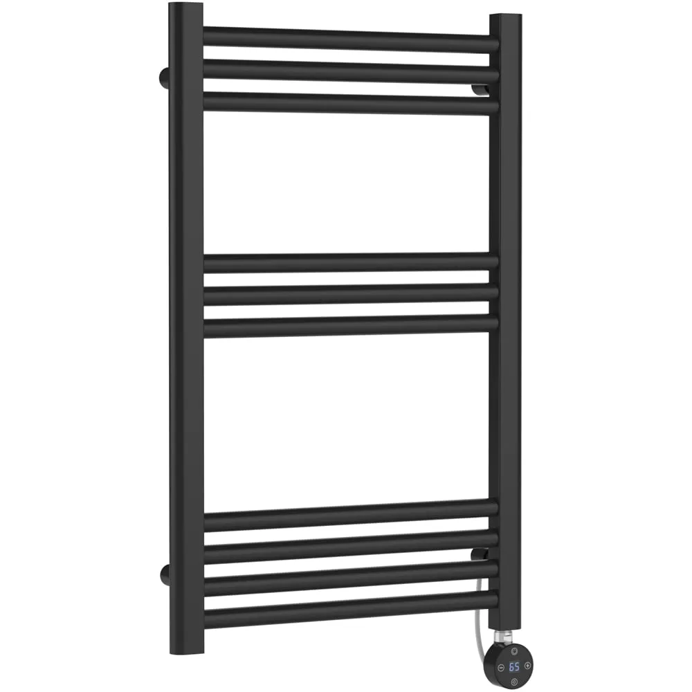 Hudson Reed Round Electric Towel Rail - Anthracite image