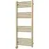 Hudson Reed Round Electric Towel Rail - Brushed Brass