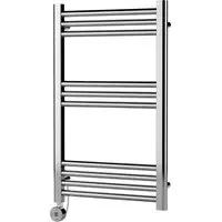 Hudson Reed Round Electric Towel Rail - Chrome