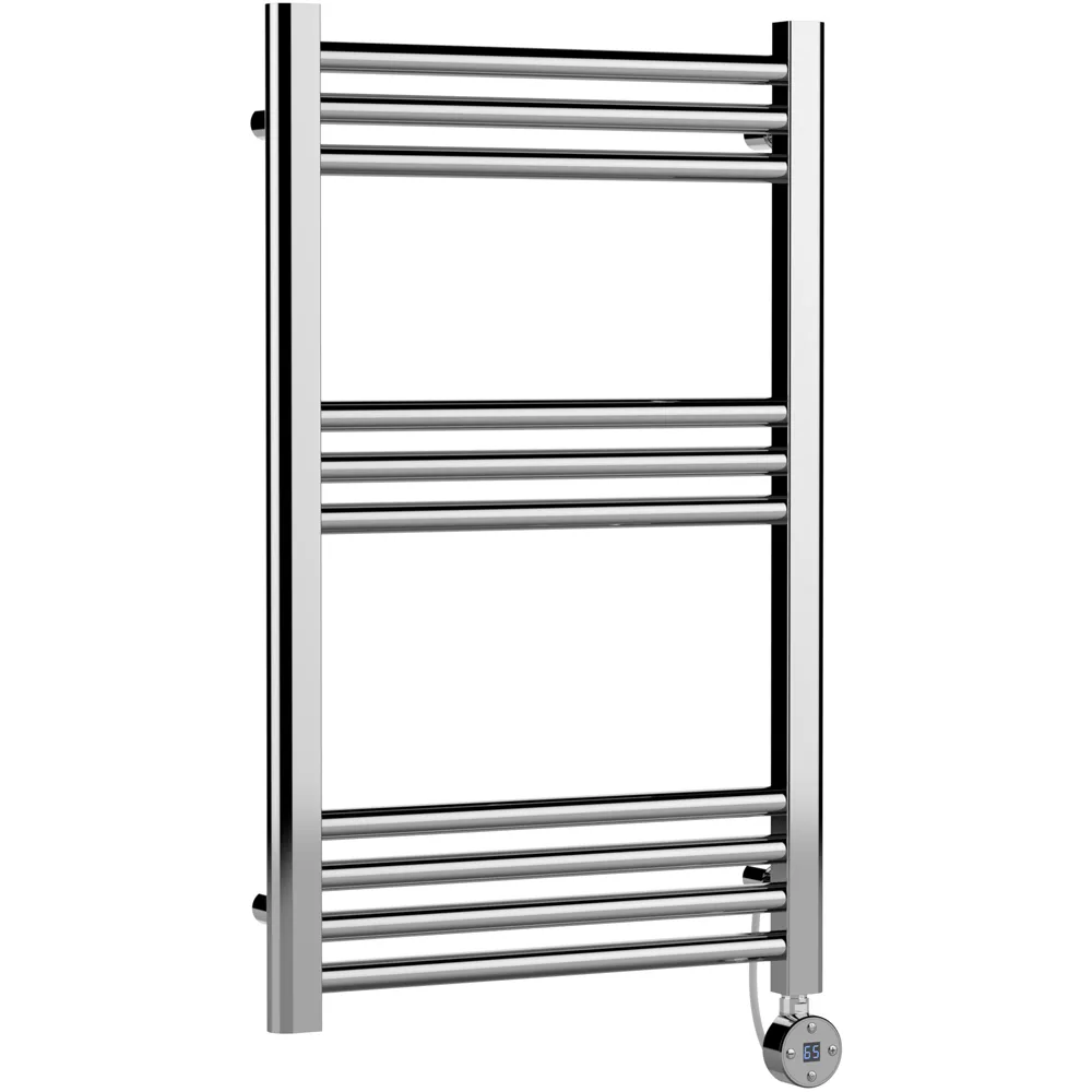Hudson Reed Round Electric Towel Rail - Chrome