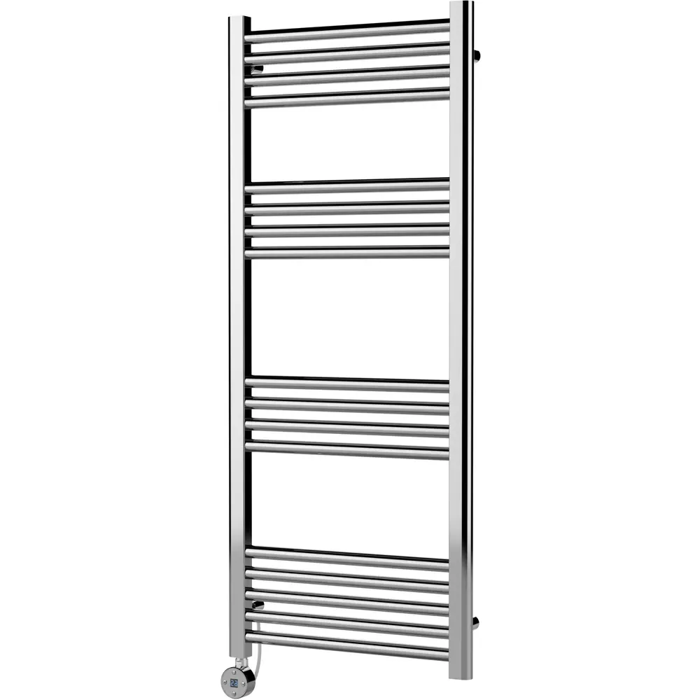 Hudson Reed Round Electric Towel Rail - Chrome