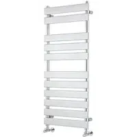 Piazza Heated Towel Rail 1200 x 500mm - Chrome