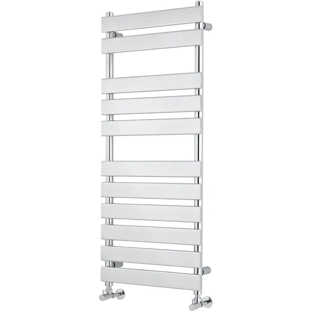 Piazza Heated Towel Rail 1200 x 500mm - Chrome