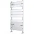 Piazza Heated Towel Rail 950 x 500mm - Chrome