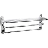Radiator Accessories 3 Tier Towel Rack - Chrome