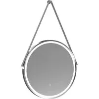 Round Illuminated Mirror 600mm - Chrome