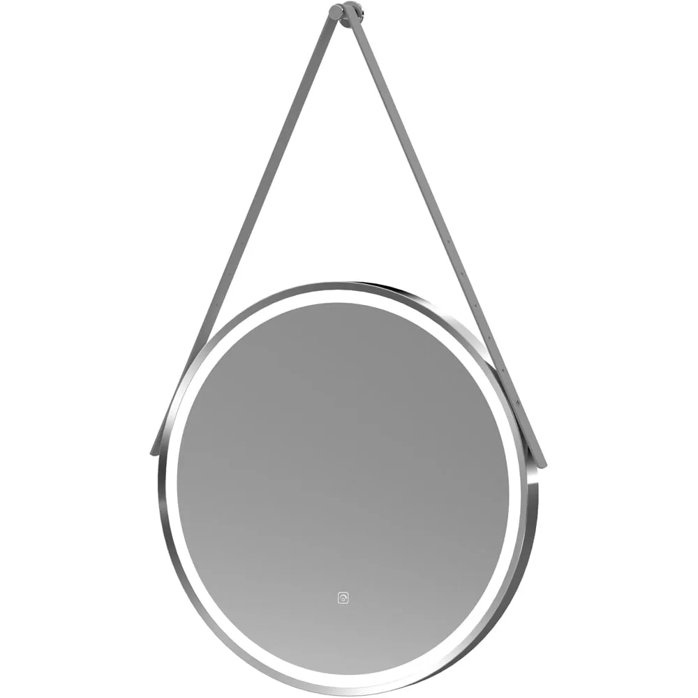 Round Illuminated Mirror 600mm - Chrome image