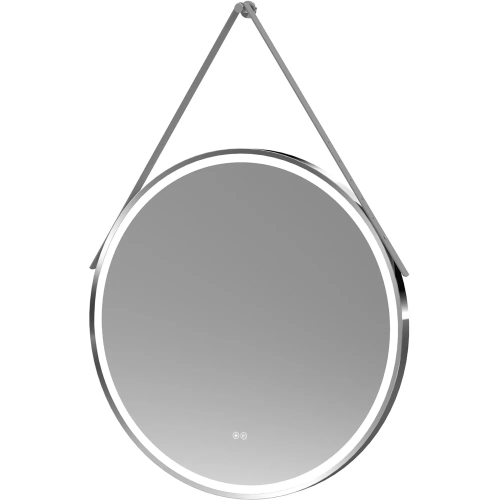 Round Illuminated Mirror 800mm - Chrome