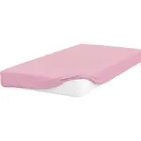 King Size Fitted Bed Sheet - Pink, Polycotton