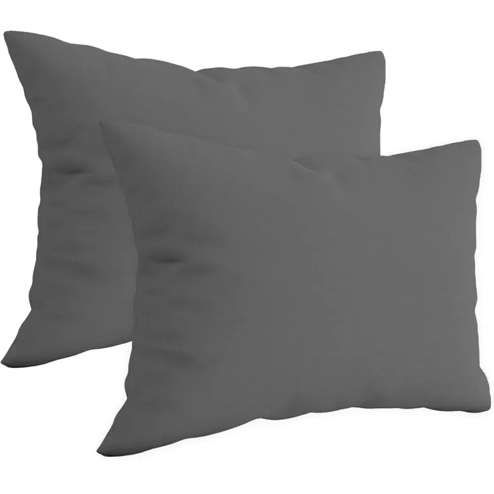 Polycotton Pillowcase 2 Pack - Charcoal image