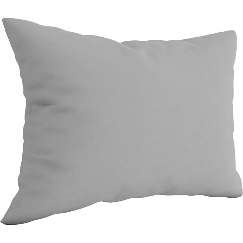 Polycotton Pillowcase 2 Pack - Silver
