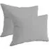Polycotton Pillowcase 2 Pack - Silver