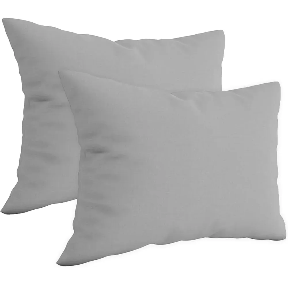 Polycotton Pillowcase 2 Pack - Silver image