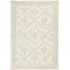 Atlas Diamond Rug - Cream, Polyester