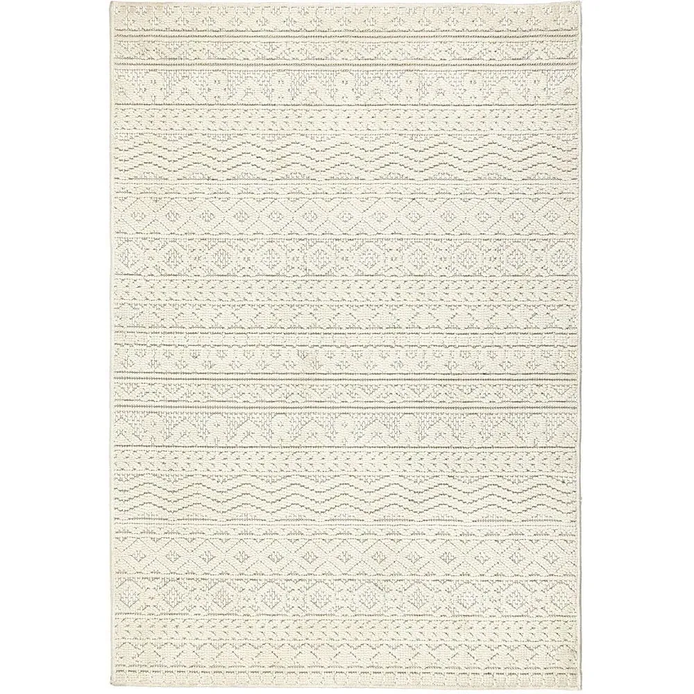 Atlas Graphic Rug - Cream, Polyester image