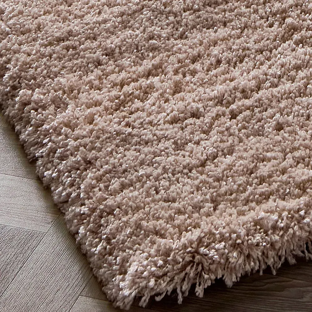 Hadley Shag Rug - Beige, Polypropylene