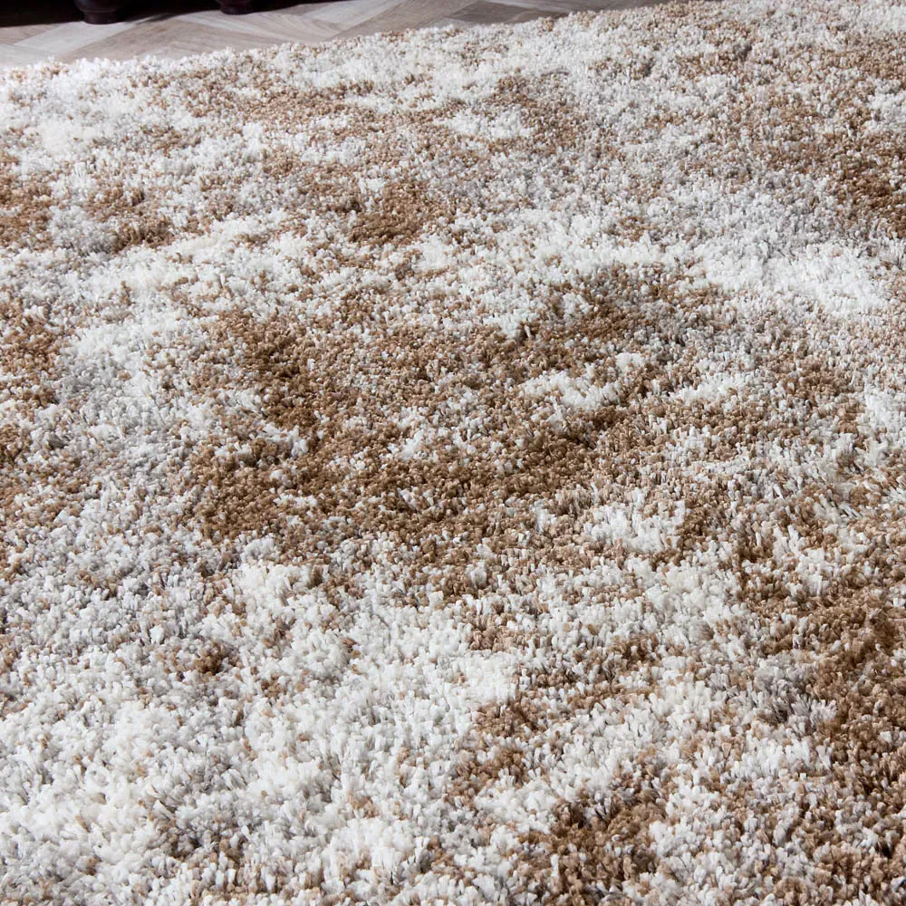 Hadley Shaggy Rug - Beige, Polypropylene