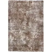 Hadley Shaggy Rug - Beige, Polypropylene