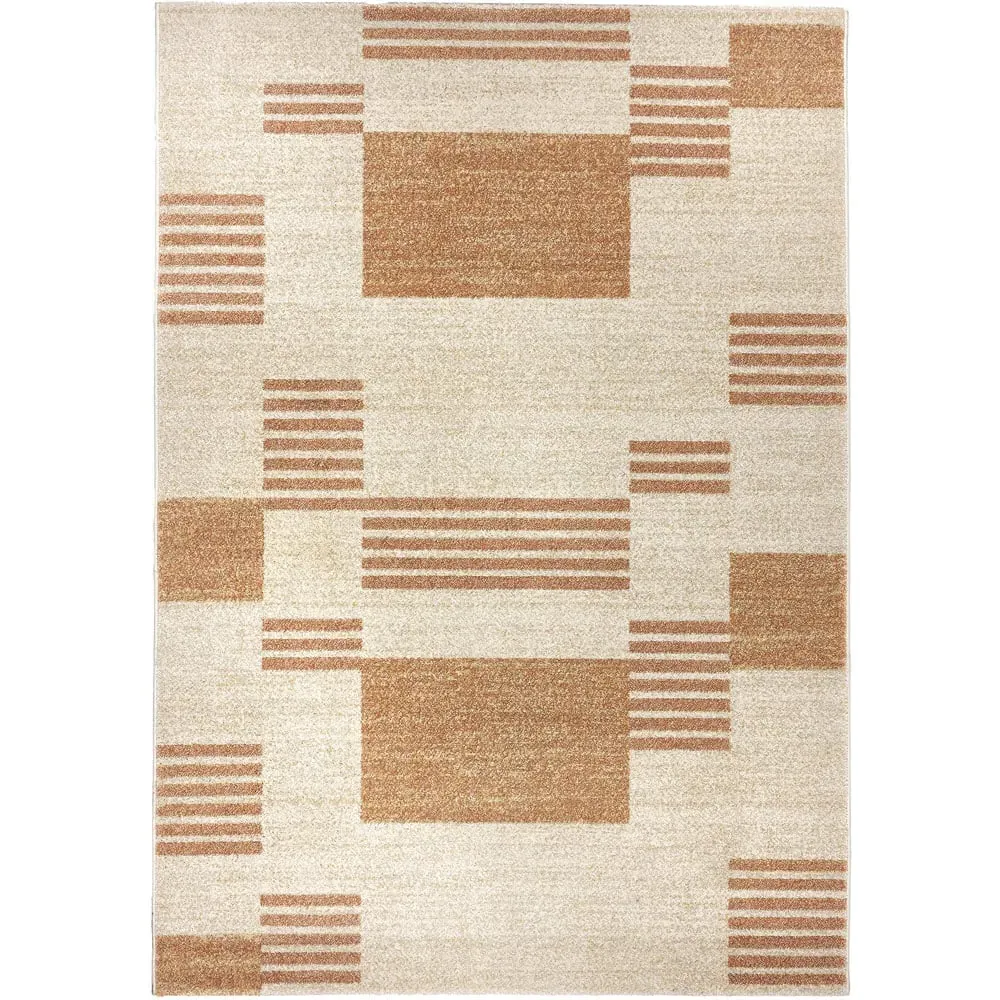 Nomad Block Rug - Orange, Polypropylene