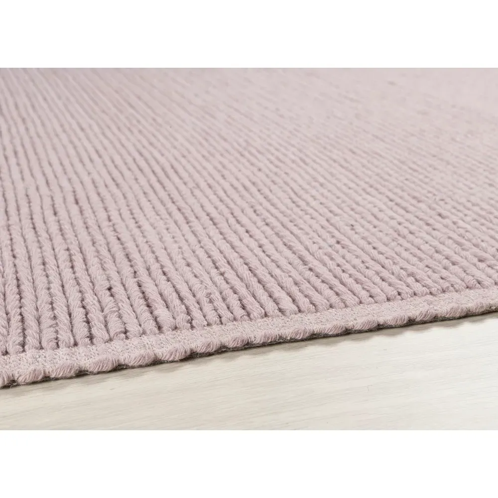 Cable New Blush Rug 120 x 170cm - Pink, Wool