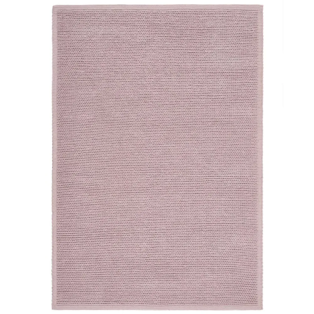 Cable New Blush Rug 120 x 170cm - Pink, Wool