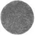 Chicago New Round Shaggy Rug - Grey, Polyester