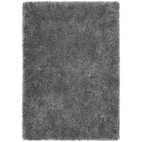 Chicago New Shaggy Rug - Grey, Polyester