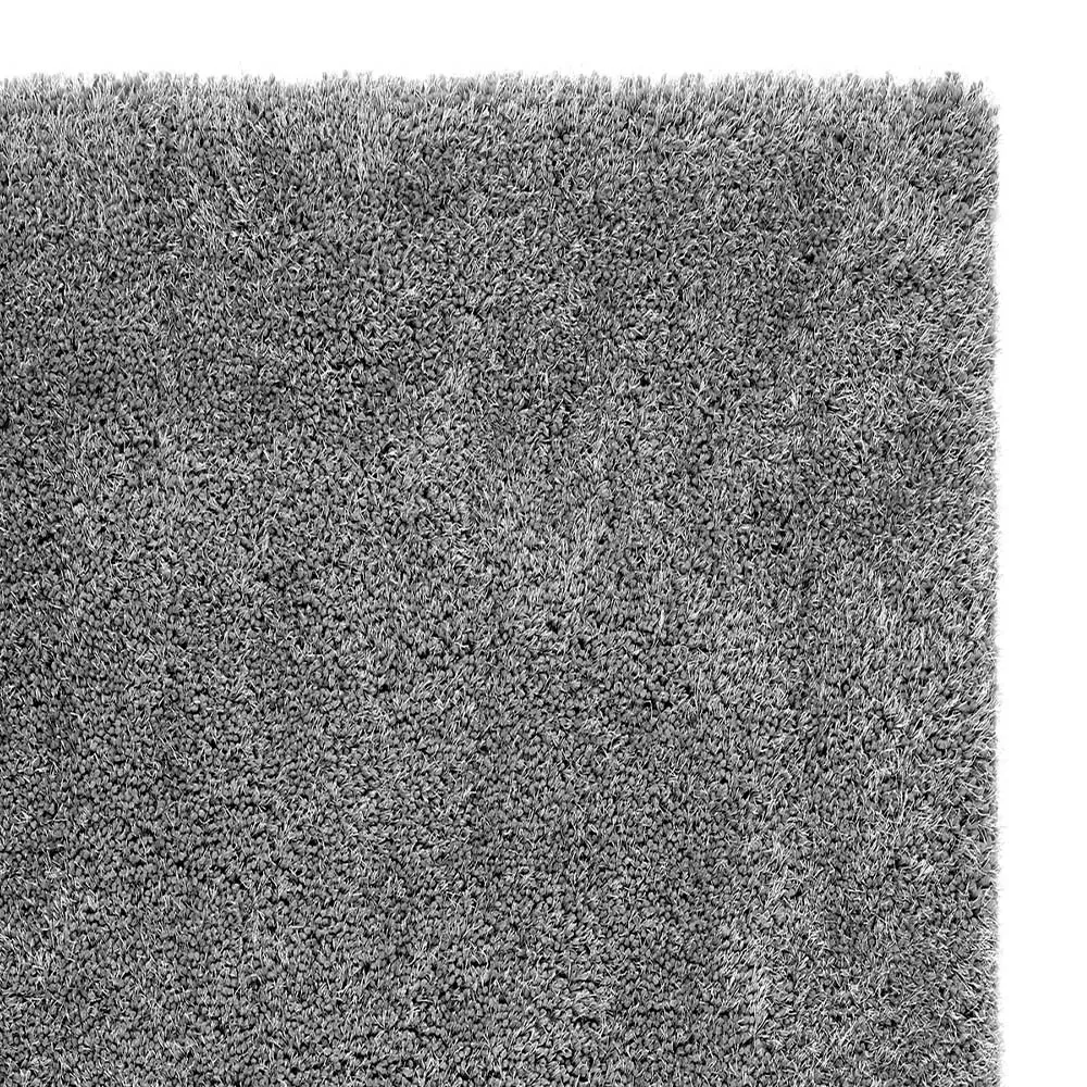 Chicago New Shaggy Rug - Grey, Polyester