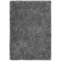 Chicago New Shaggy Rug - Grey, Polyester