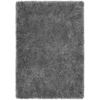 Chicago New Shaggy Rug - Grey, Polyester