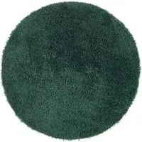 Chicago Round Rug - Forest Green, Polyester
