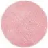 Chicago Round Shaggy Rug - Pink, Polyester