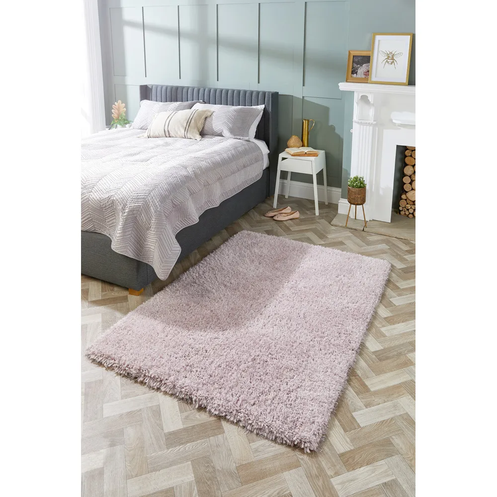 Chicago Rug 110 x 160cm - Lilac, Polyester