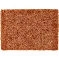 Chicago Rust Rug - Orange, Polyester