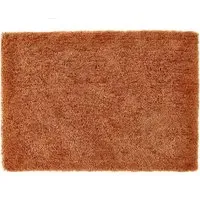 Chicago Rust Rug - Orange, Polyester
