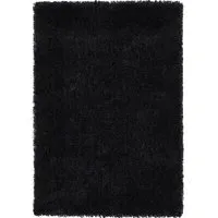 Chicago Shag Rug - Black, Polyester