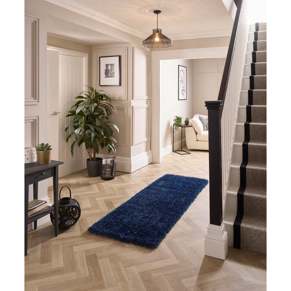 Chicago Shag Rug - Blue, Polyester