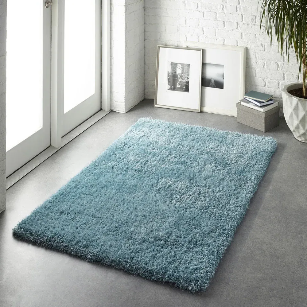 Chicago Shag Rug - Duck Egg, Polyester