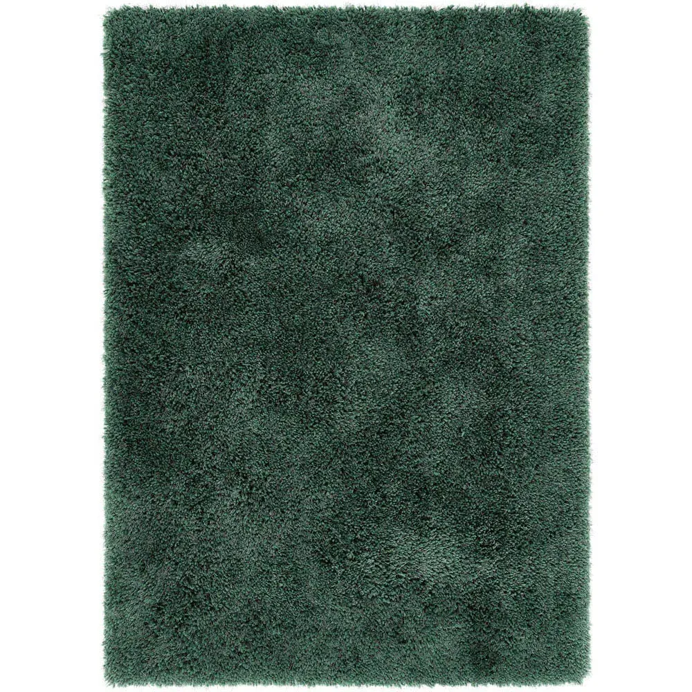 Chicago Shag Rug - Forest Green, Polyester