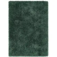 Chicago Shag Rug - Forest Green, Polyester
