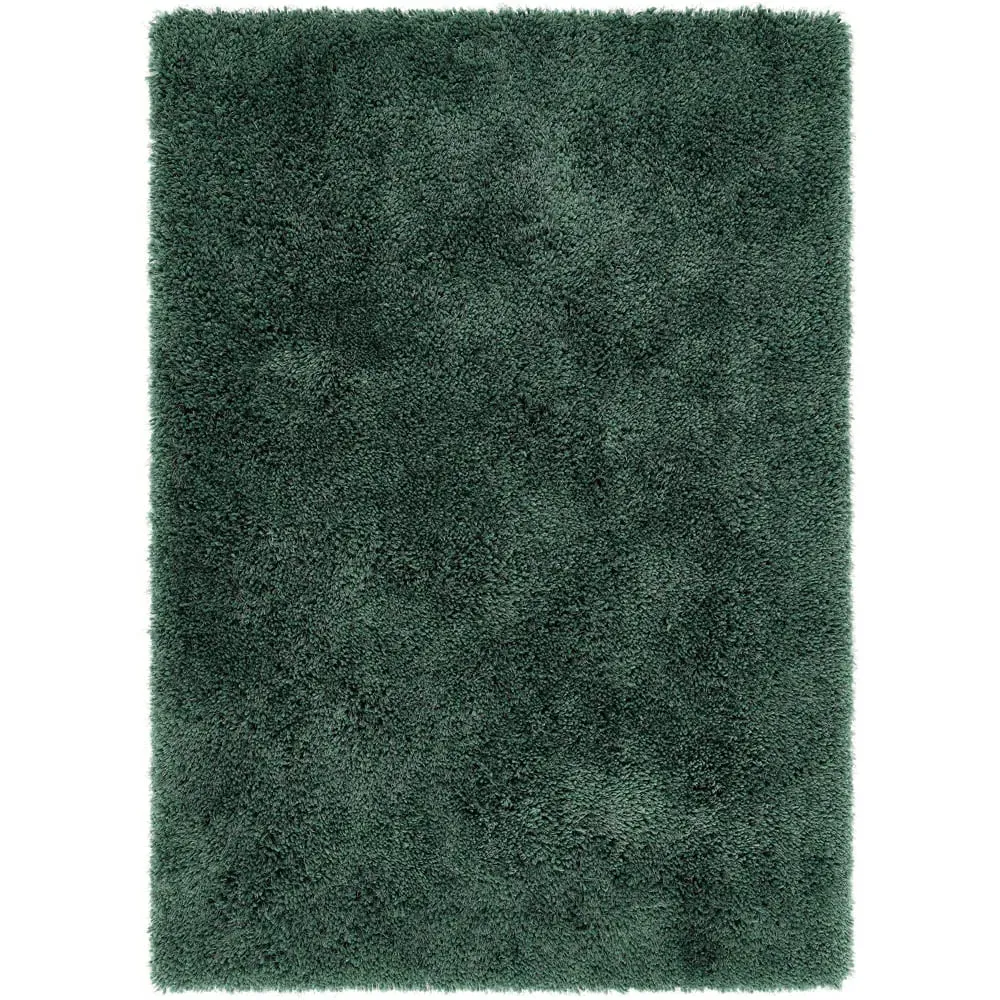 Chicago Shag Rug - Forest Green, Polyester