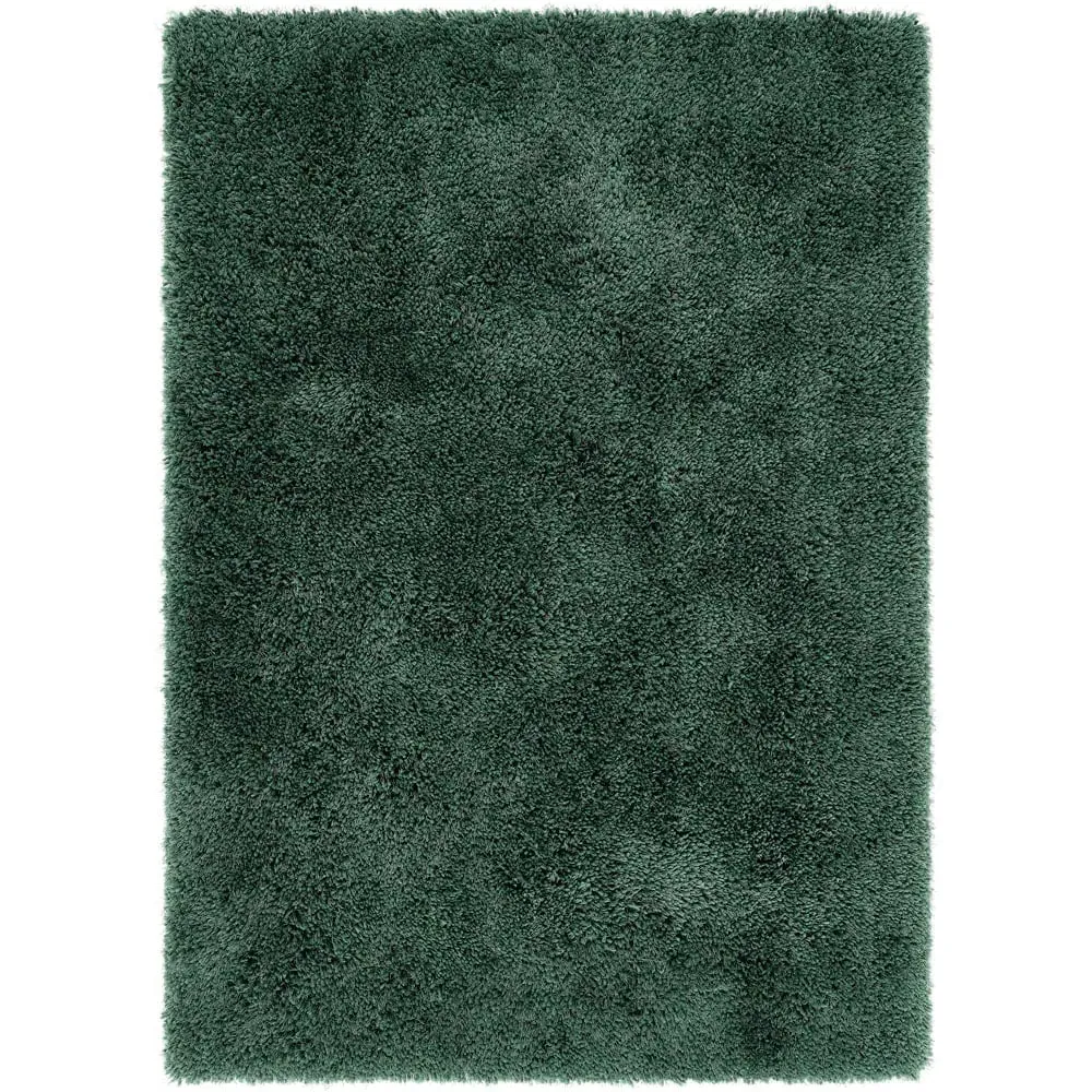 Chicago Shag Rug - Forest Green, Polyester