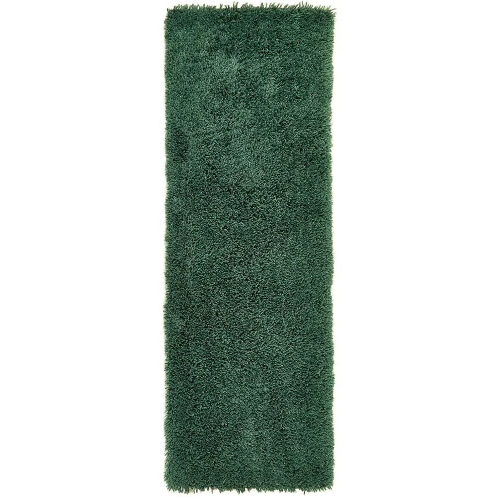 Chicago Shag Rug - Forest Green, Polyester
